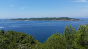 Vue sur les îles du Levant